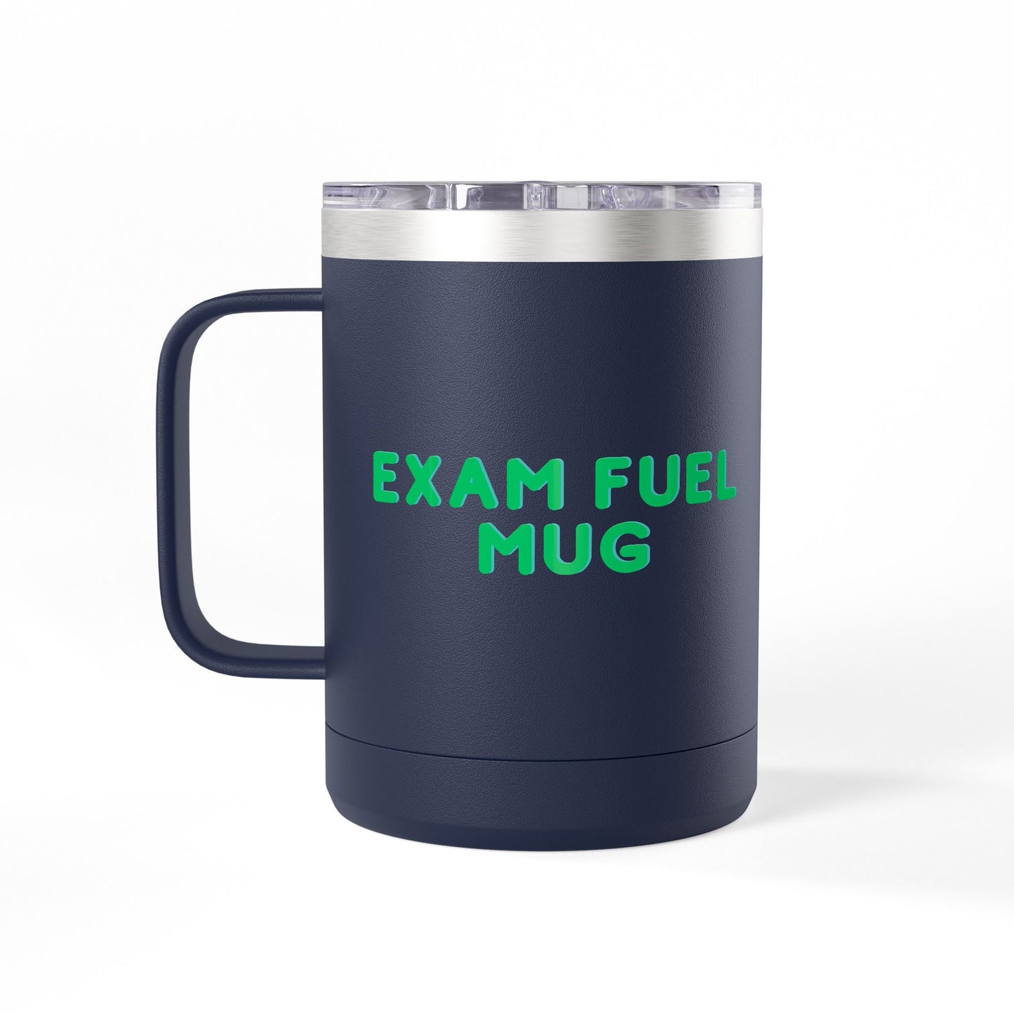 Exam Fuel Mug Tumbler | Perfect for Students, Study Sessions, Motivational Drinkware, Eco-Friendly Cup