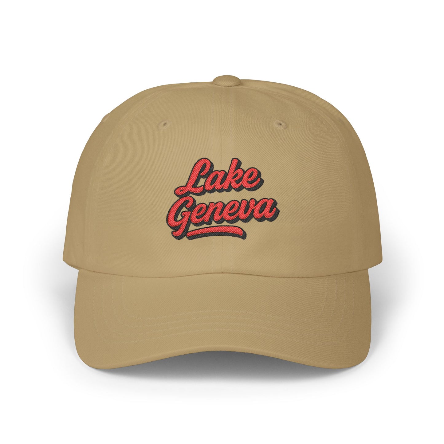 Lake Geneva Stylish Dad Cap, Casual Summer Hat, Outdoor Accessory, Gift for Father's Day, Boating Trip Gear, Everyday Wear