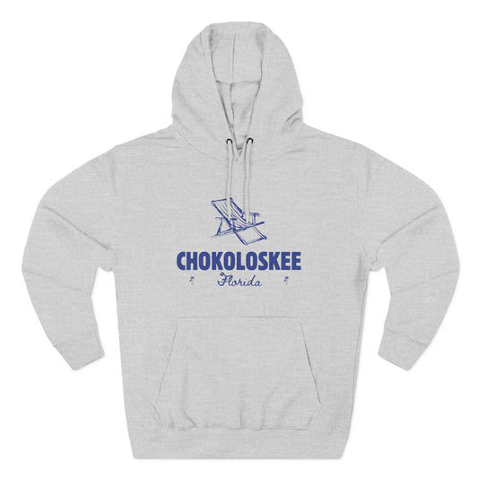 Chokoloskee Inspired Fleece Hoodie, Casual Wear, Relaxation, Gift for Autumn Lovers, Travel Essential