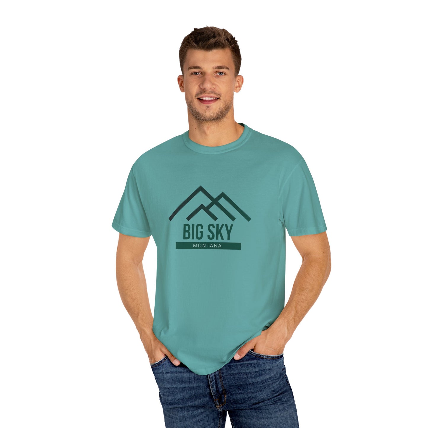 Big Sky Vibes, Unisex T-shirt, Casual Tee, Travel Souvenir, Vacation Top