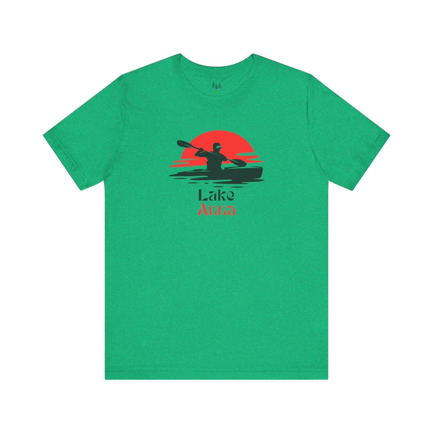 Lake Anna Tee - Kayaking Graphic Unisex Jersey Short Sleeve Shirt, Outdoor Adventure Gift, Summer Vibes, Lake Lover Apparel