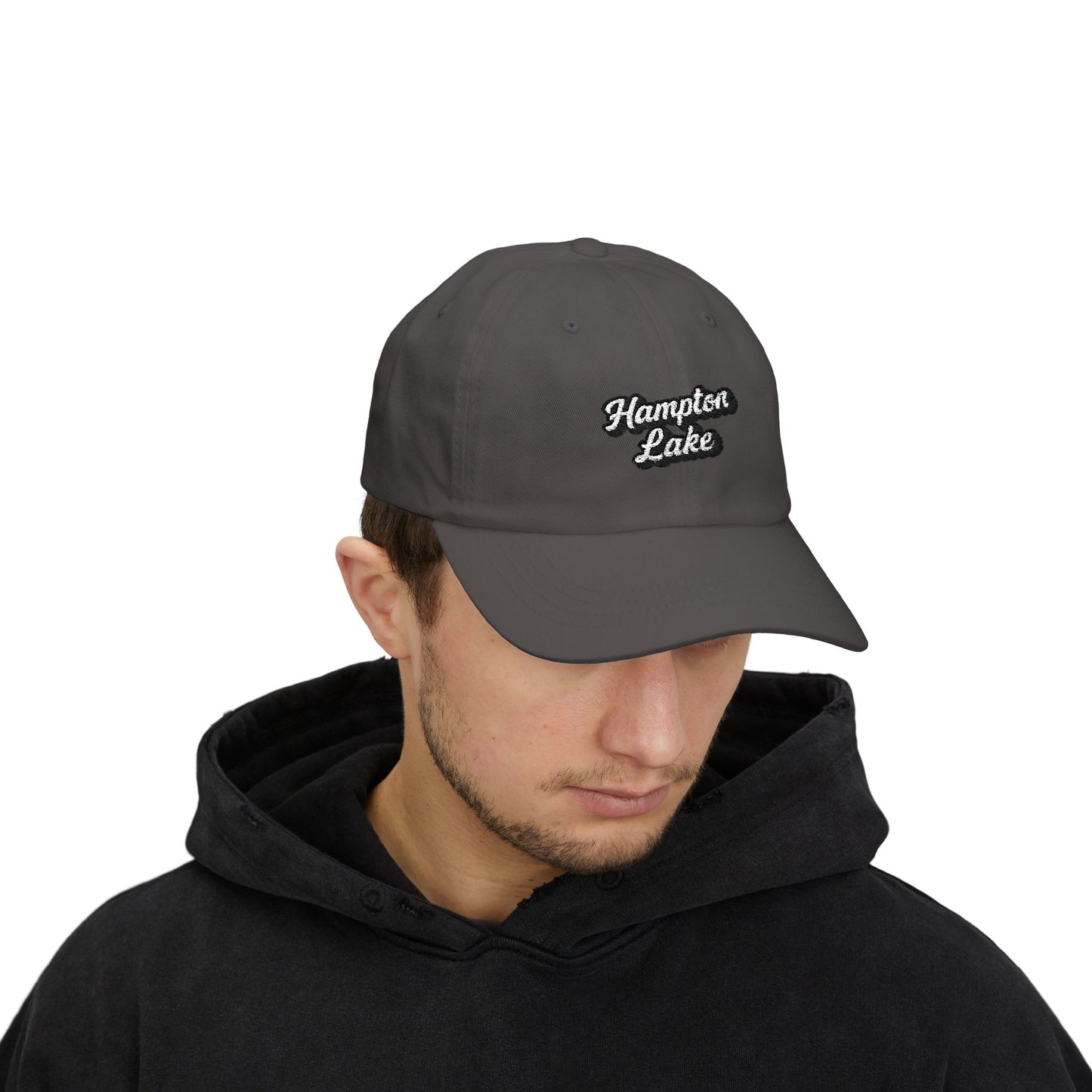 Hampton Lake Stylish Dad Cap, Casual Summer Hat, Outdoor Accessory, Gift for Father's Day, Boating Trip Gear, Everyday Wear