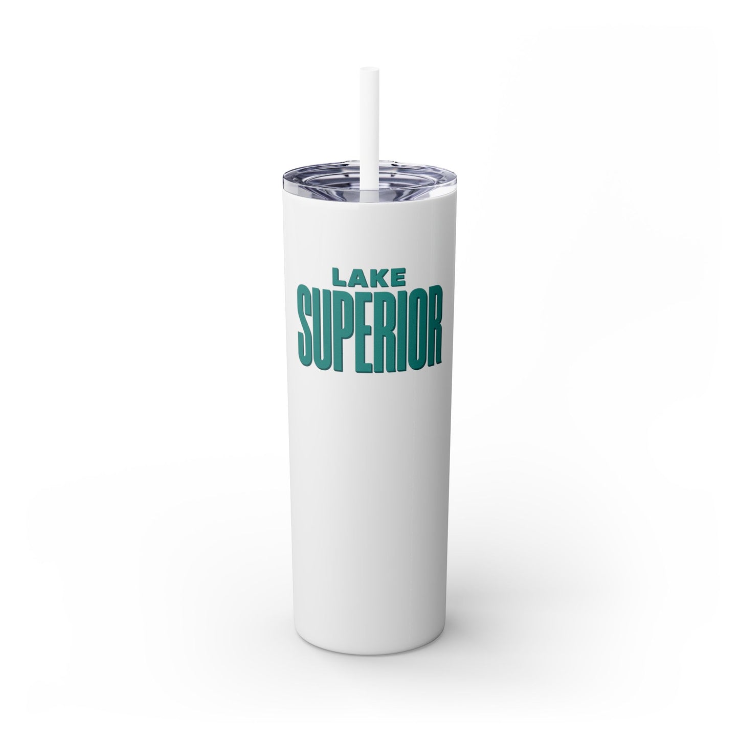 Lake Superior Skinny Tumbler - 20oz Travel Mug, Eco-Friendly Drinkware for Adventurers, Ideal for Camping, Picnics, and Daily Hydration