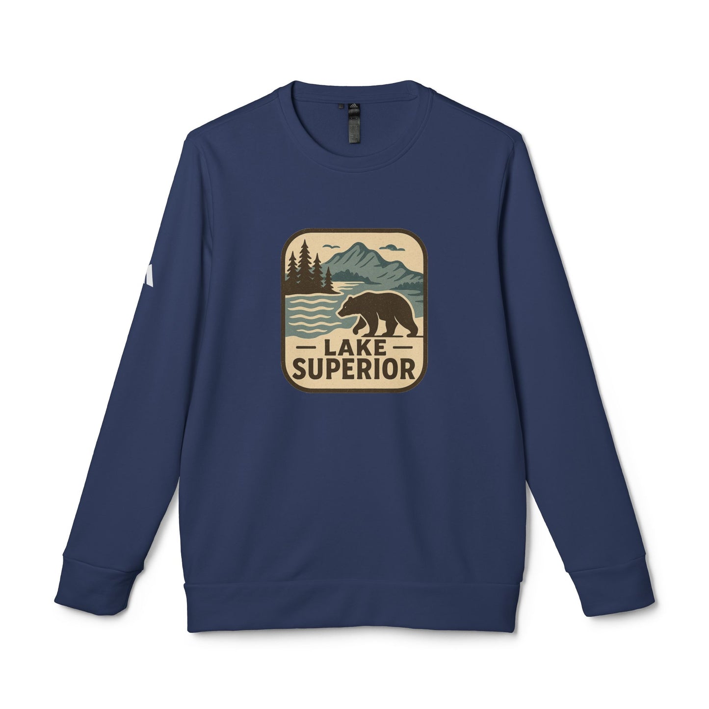 Lake Superior Cozy Outdoor Sweatshirt for Nature Lovers, Unisex Crewneck, Perfect for Hiking, Camping, or Relaxing at Home, Design