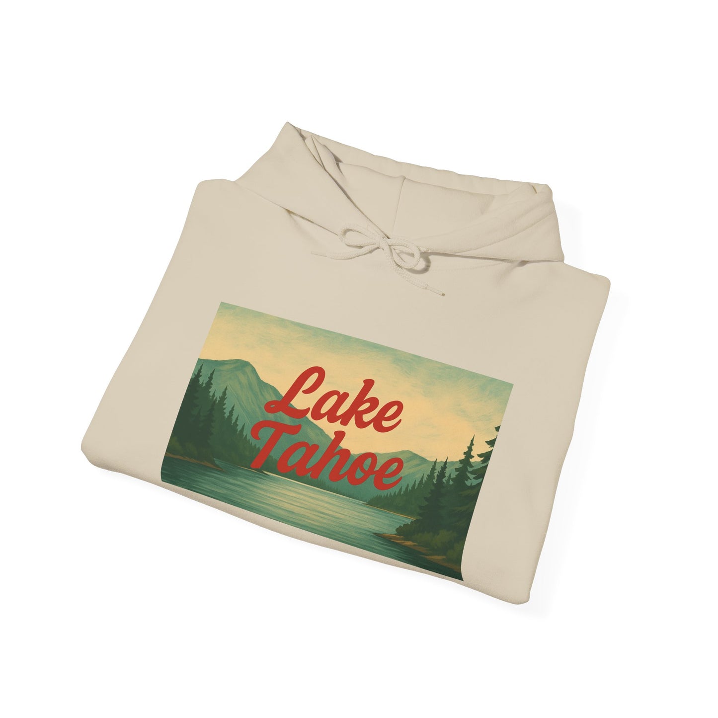 Lake Tahoe Hoodie, Cozy Casual Wear, Unisex Sweatshirt, Lake Lover Gift, Outdoor Adventure Apparel, Summer Retreat Fashion