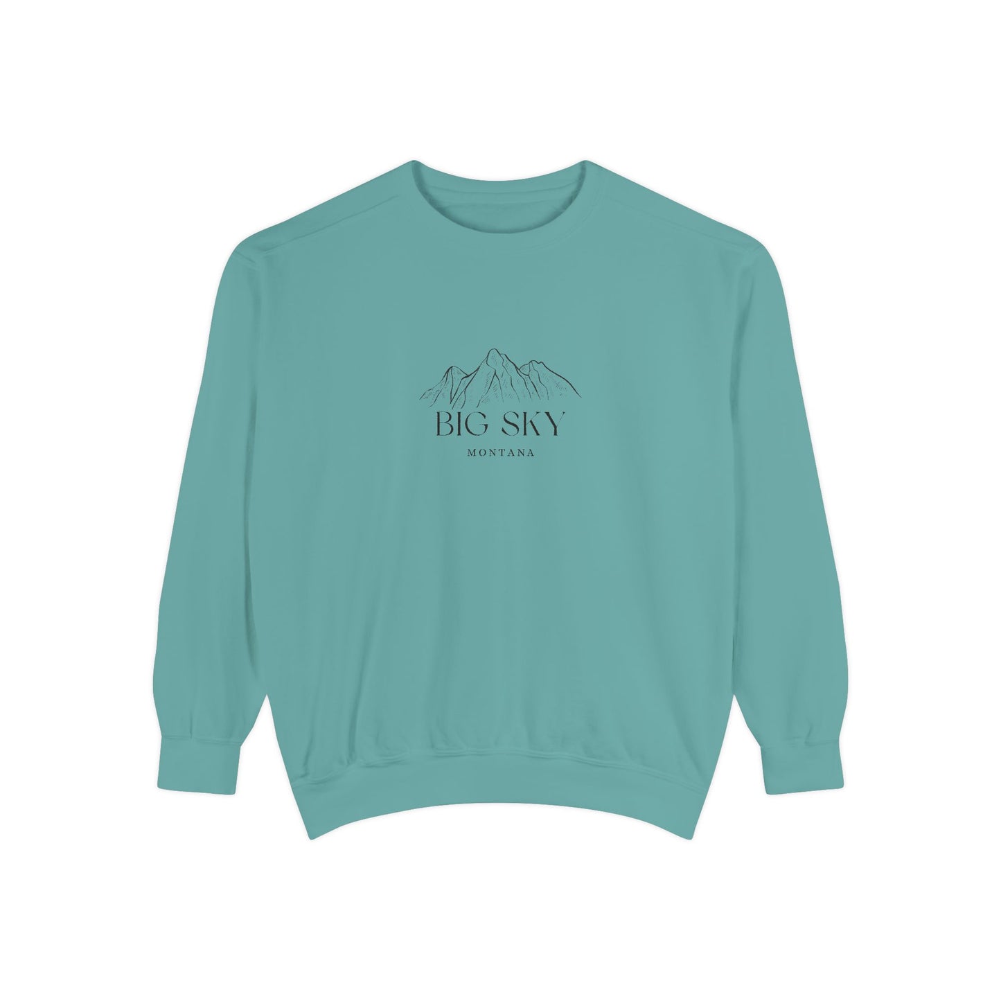 Big Sky Vibes Unisex Sweatshirt | Garment-Dyed Comfort, Perfect for Casual Outings, Travel, Gifts, Autumn Days