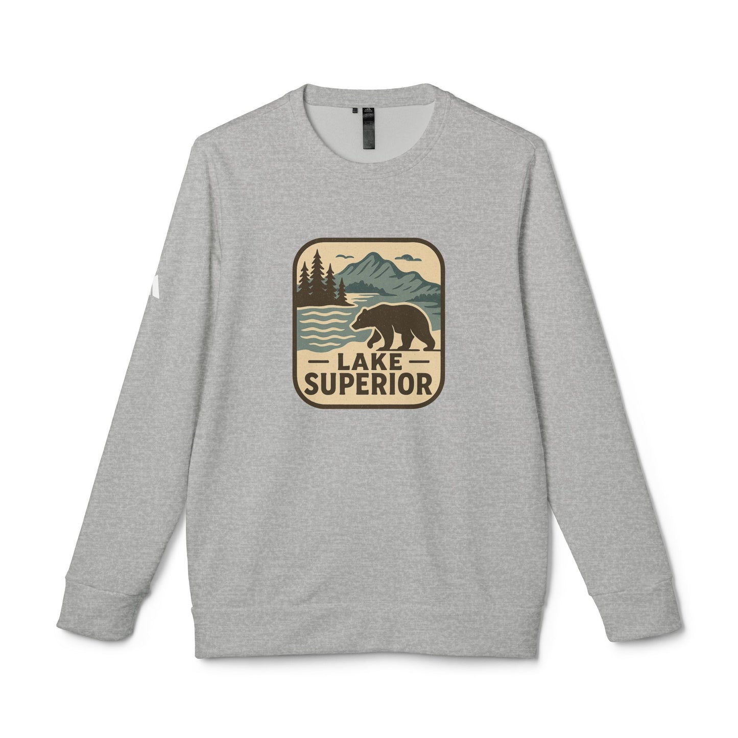 Lake Superior Cozy Outdoor Sweatshirt for Nature Lovers, Unisex Crewneck, Perfect for Hiking, Camping, or Relaxing at Home, Design