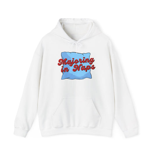Unisex Hoodie - Majoring in Naps - Cozy, Fun Gift for Nap Lovers, Perfect for Lounging, Lazy Days, Birthdays & Holidays