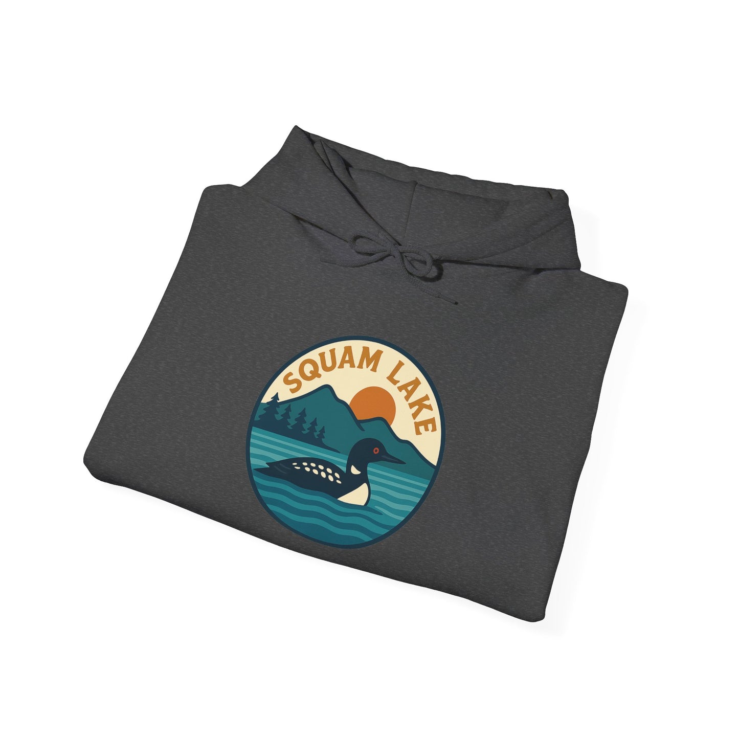 Squam Lake Hoodie, Cozy Casual Wear, Unisex Sweatshirt, Lake Lover Gift, Outdoor Adventure Apparel, Summer Retreat Fashion