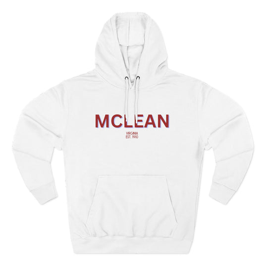 McLean Fleece Hoodie, Casual Sweatshirt, Cozy Layering Piece, Perfect Gift for All Occasions, Stylish Streetwear