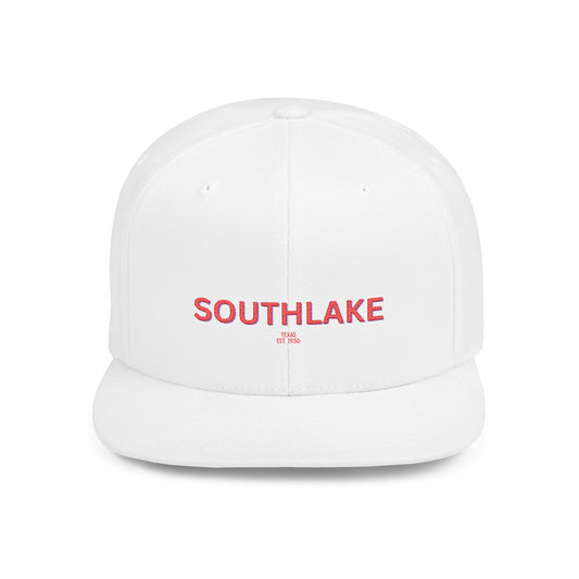 Southlake Stylish Flat Bill Snapback Hat with Design, Perfect for Casual Outings, Streetwear, Gifts, Festivals, Everyday Wear