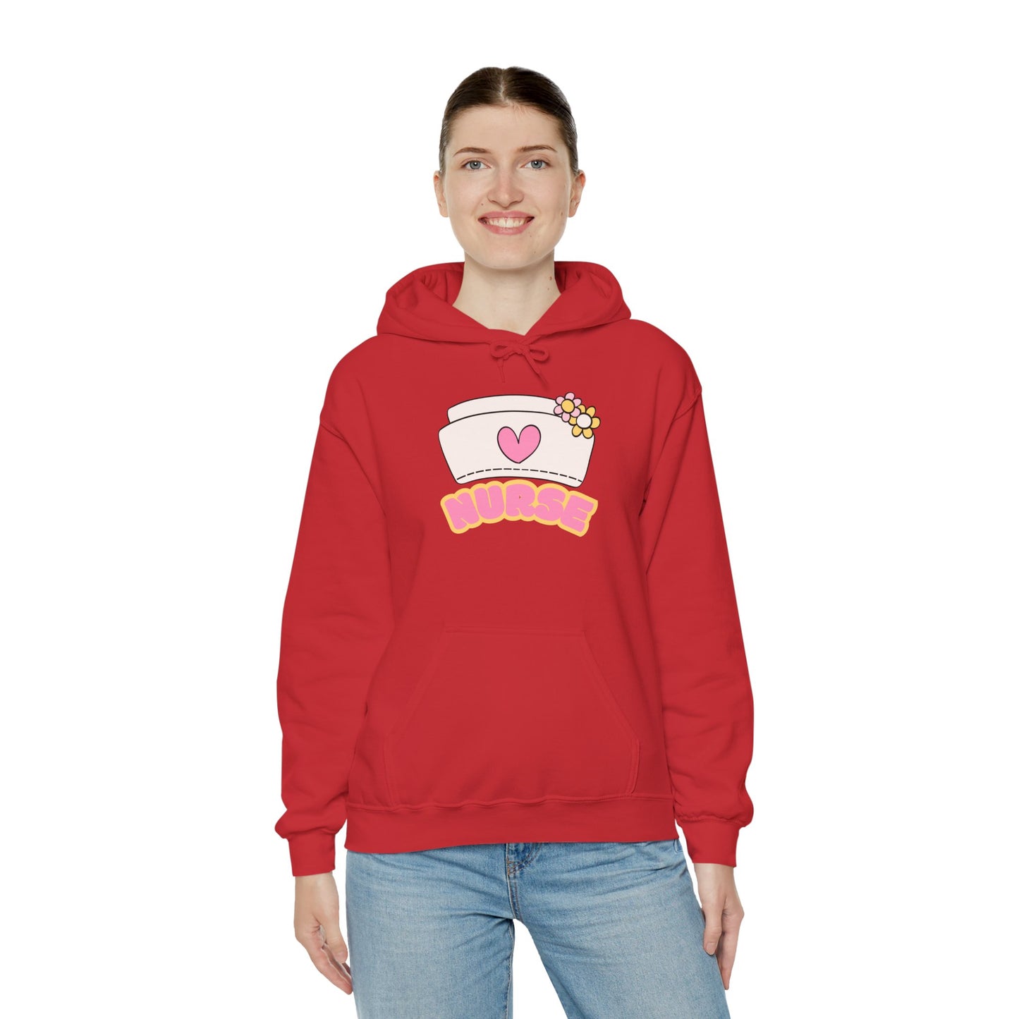 Nurse Love Hoodie | Cozy Unisex Sweatshirt, Gift for Healthcare Workers, Comfortable Nursing Apparel, Medical Appreciation Clothing