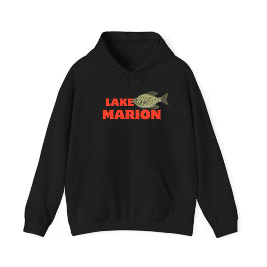 Lake Marion Fishing Hoodie, Unisex Comfortable Sweatshirt, Relaxed Fit for Outdoor Enthusiasts, Gift for Fishermen, Casual Lake Apparel