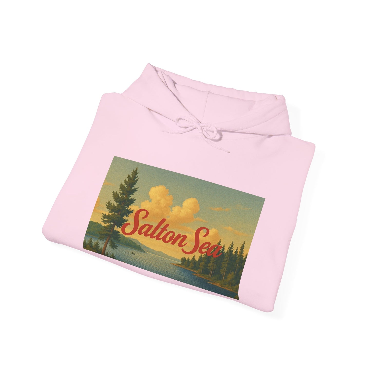 Salton Sea Hoodie, Cozy Casual Wear, Unisex Sweatshirt, Lake Lover Gift, Outdoor Adventure Apparel, Summer Retreat Fashion