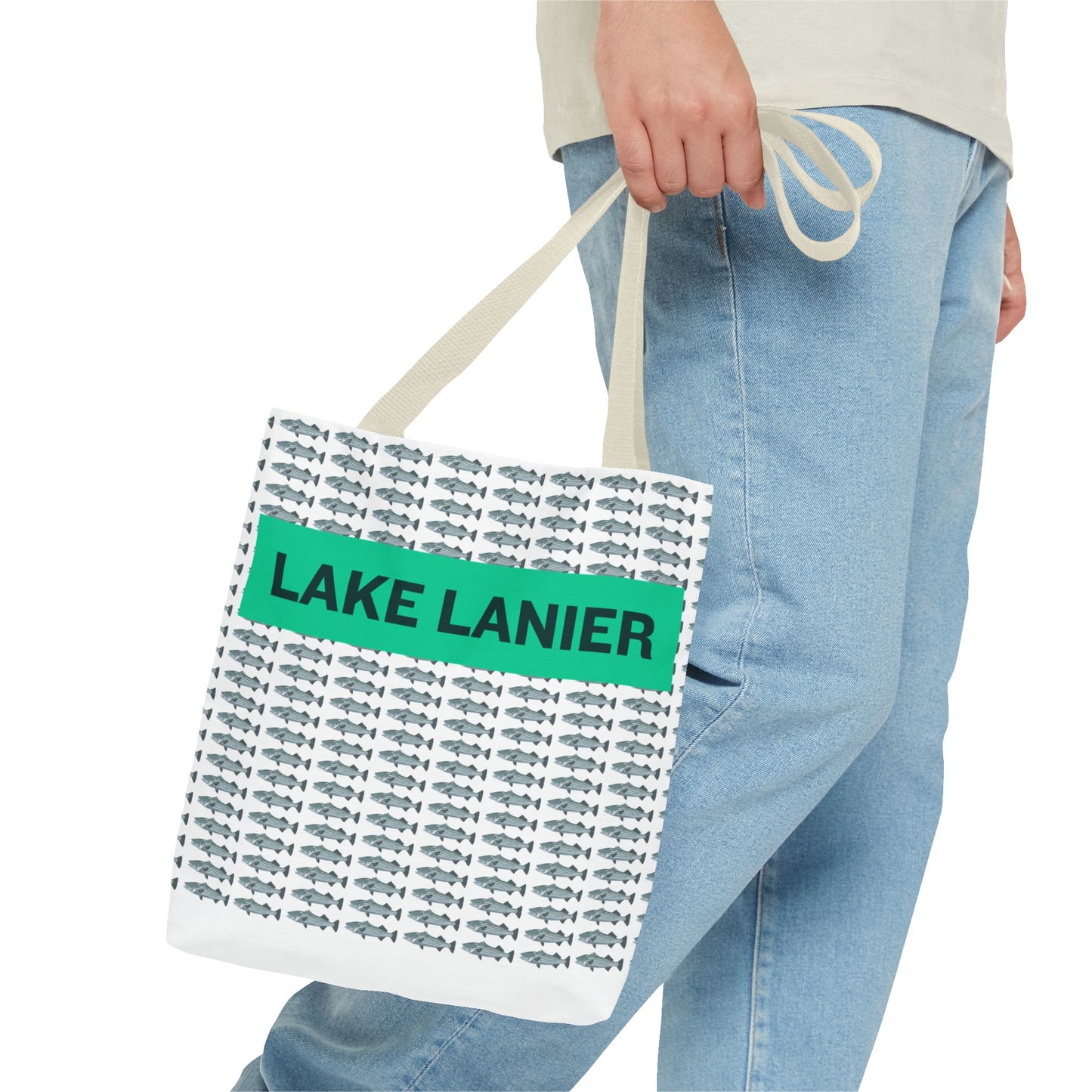 Lake Lanier Tote Bag | Stylish Beach Bag for Summer Outings, Lake Days, Eco-Friendly Shopping, Travel Tote