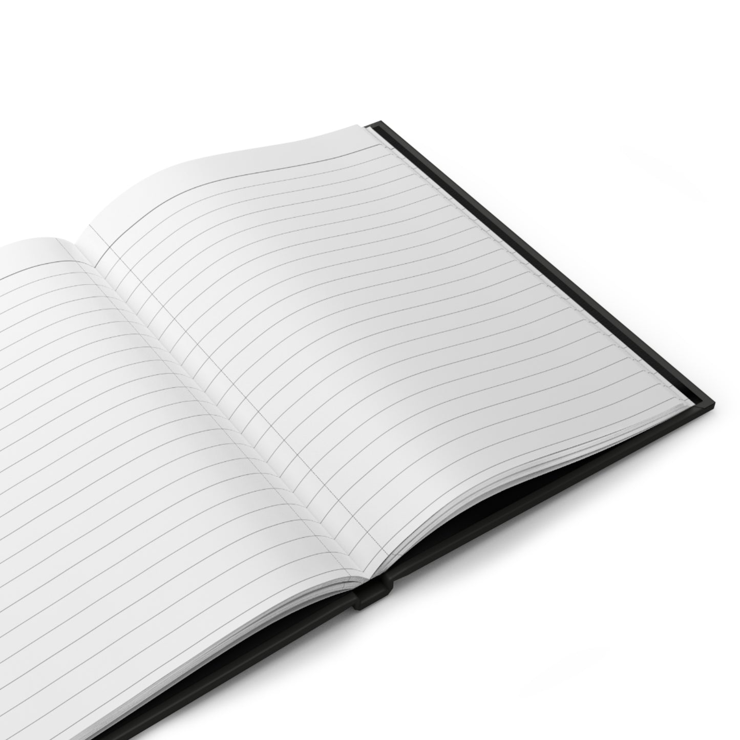 Matte Hardcover Journal Teamwork - "Because one person will do all the work anyway"