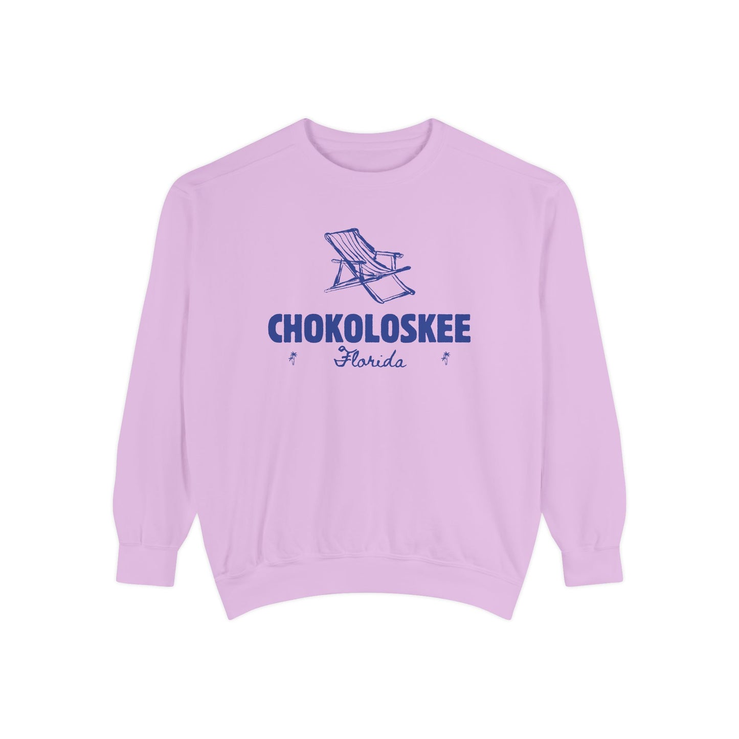 Chokoloskee Vibes Unisex Sweatshirt | Garment-Dyed Comfort, Perfect for Casual Outings, Travel, Gifts, Autumn Days