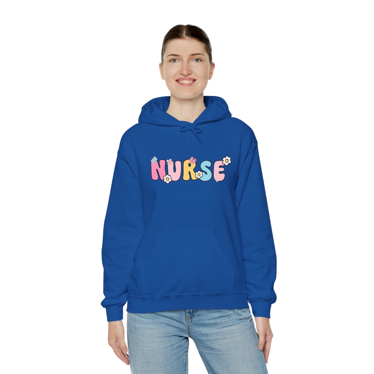 Cute Nurse Hoodie for Healthcare Workers, Cozy Sweatshirt for Nurses, Gift for Nursing Students, Healthcare Appreciation