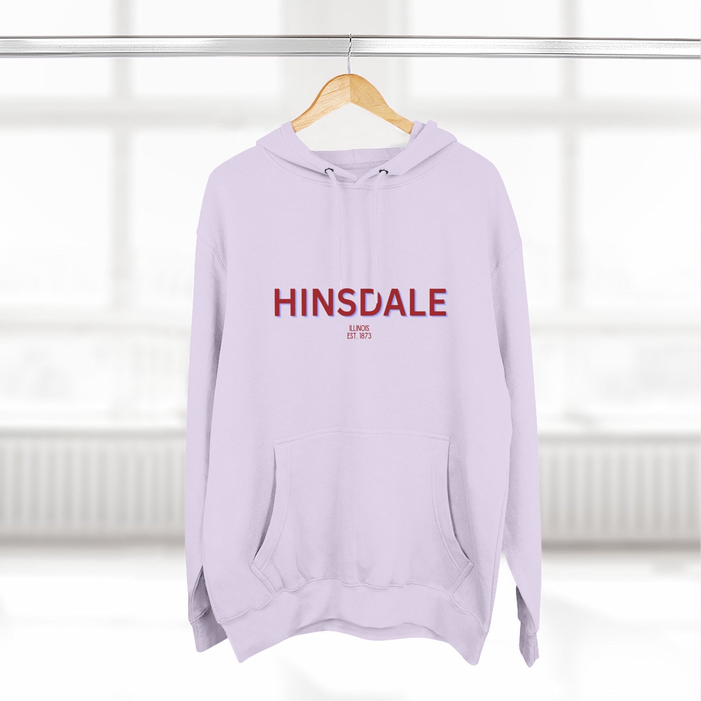 Hinsdale Fleece Hoodie, Casual Sweatshirt, Cozy Layering Piece, Perfect Gift for All Occasions, Stylish Streetwear