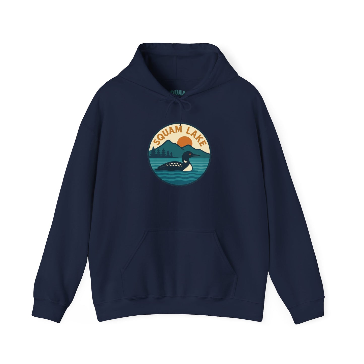 Squam Lake Hoodie, Cozy Casual Wear, Unisex Sweatshirt, Lake Lover Gift, Outdoor Adventure Apparel, Summer Retreat Fashion
