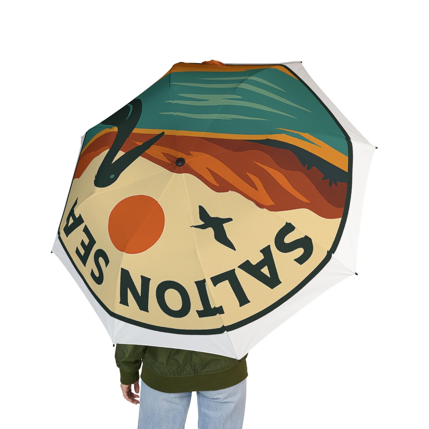 Salton Sea Semi-Automatic Foldable Umbrella