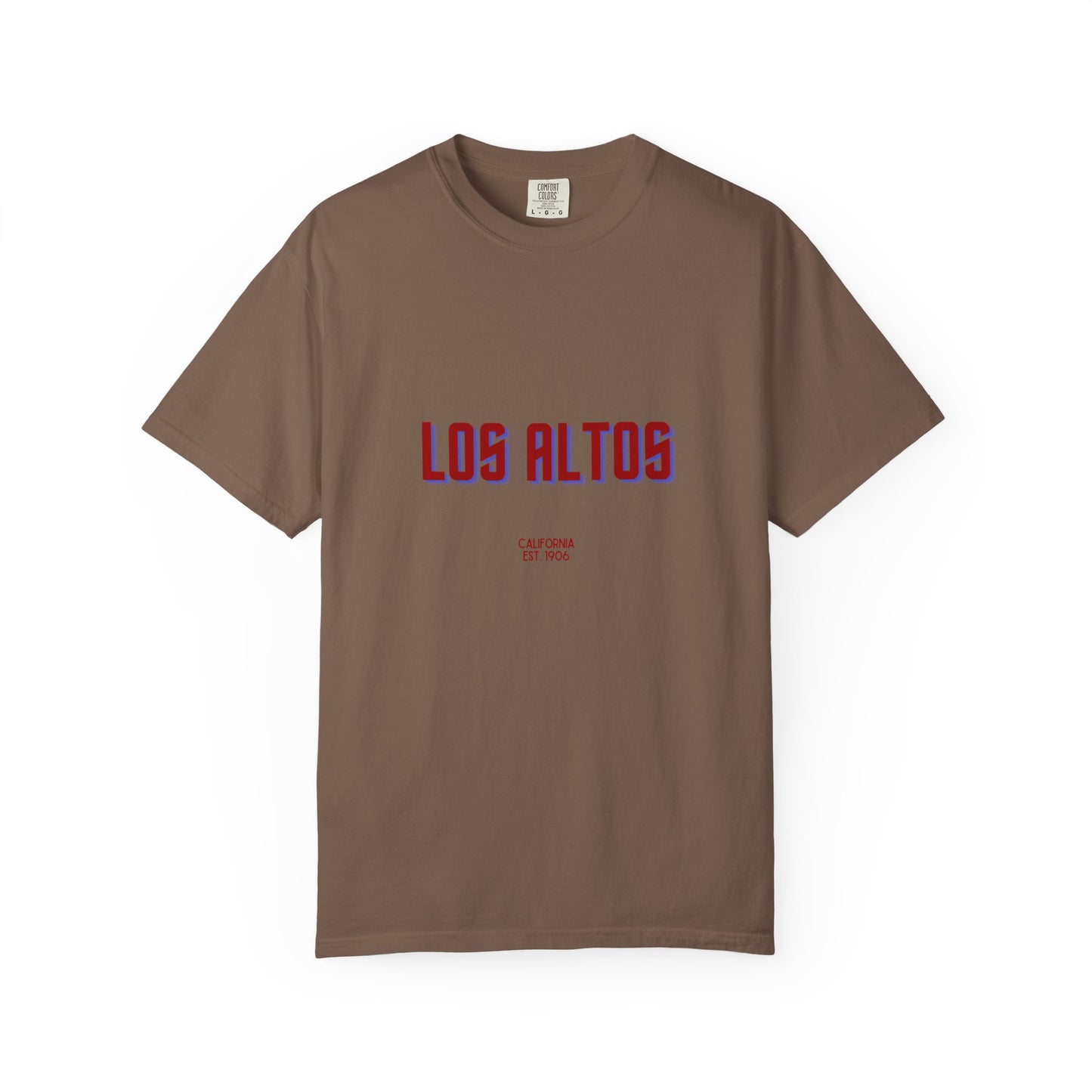 Los Altos Garment-Dyed Unisex T-Shirt, Casual Tee, Vintage Style Shirt, Everyday Wear, Birthday Gift, Unique Apparel
