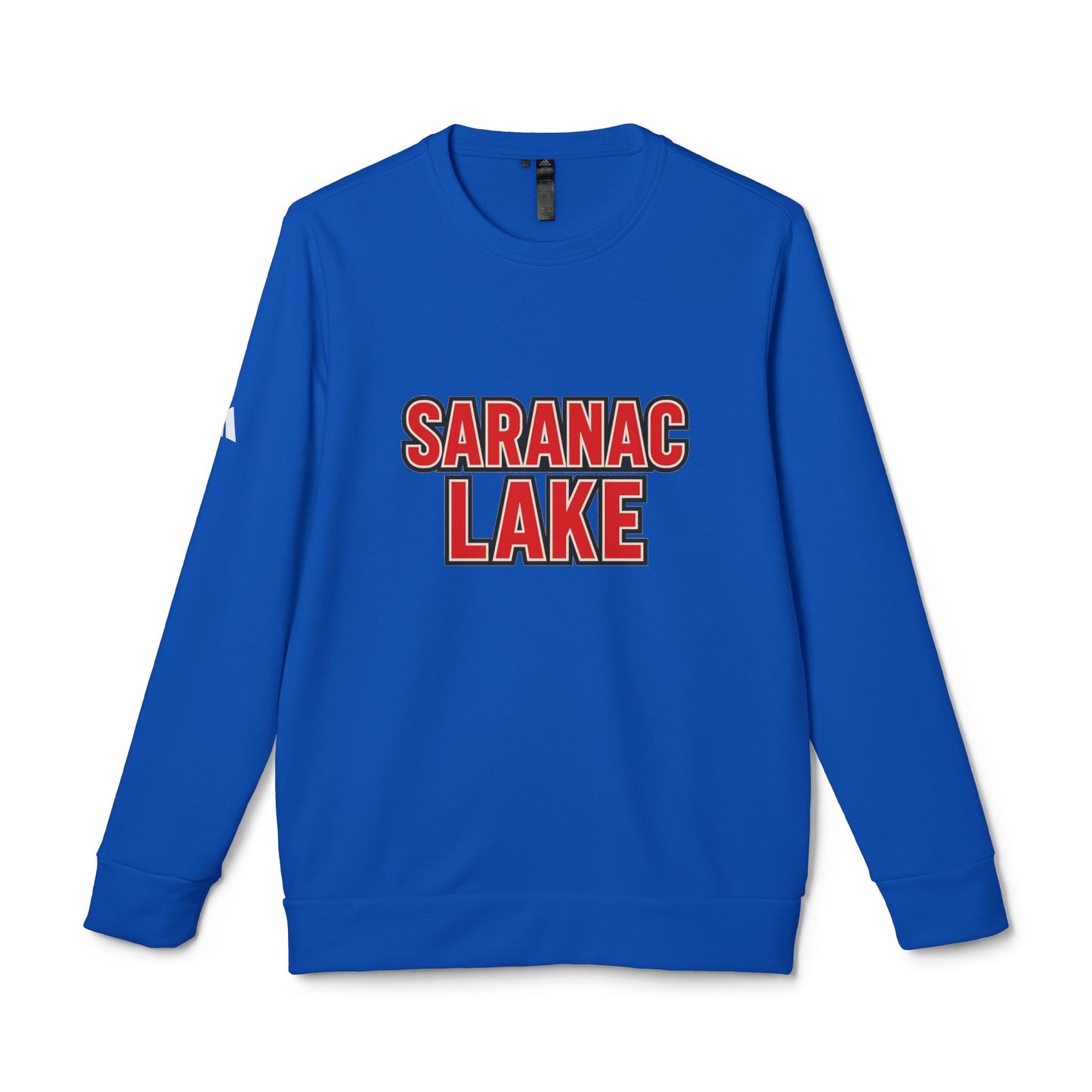 Saranac Lake Adidas Unisex Fleece Crewneck Sweatshirt