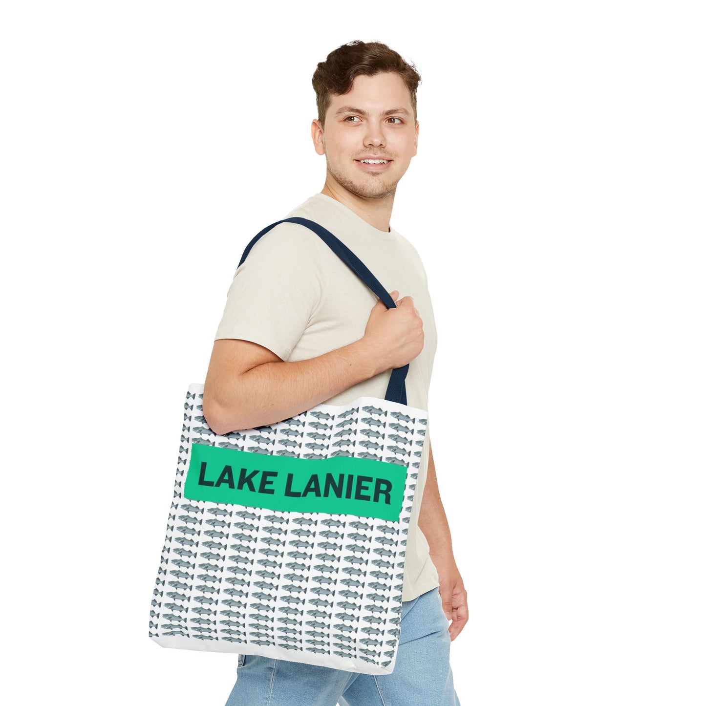 Lake Lanier Tote Bag | Stylish Beach Bag for Summer Outings, Lake Days, Eco-Friendly Shopping, Travel Tote