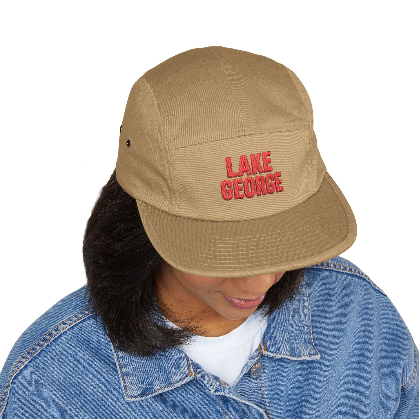 Lake George 5 Panel Cap (Embroidery)