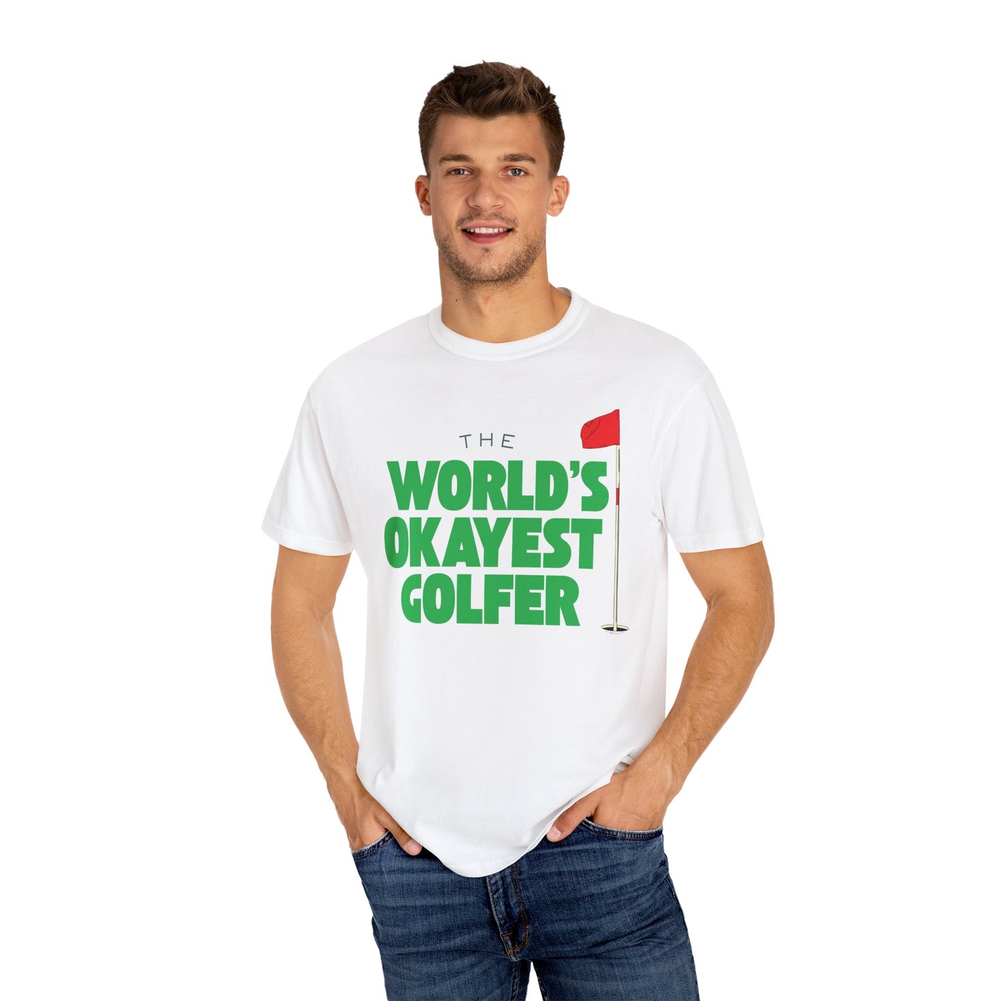 World's Okayest Golfer T-Shirt, Funny Golf Gift, Unisex Tee, Sports Apparel, Father's Day Gift, Golfer Humor