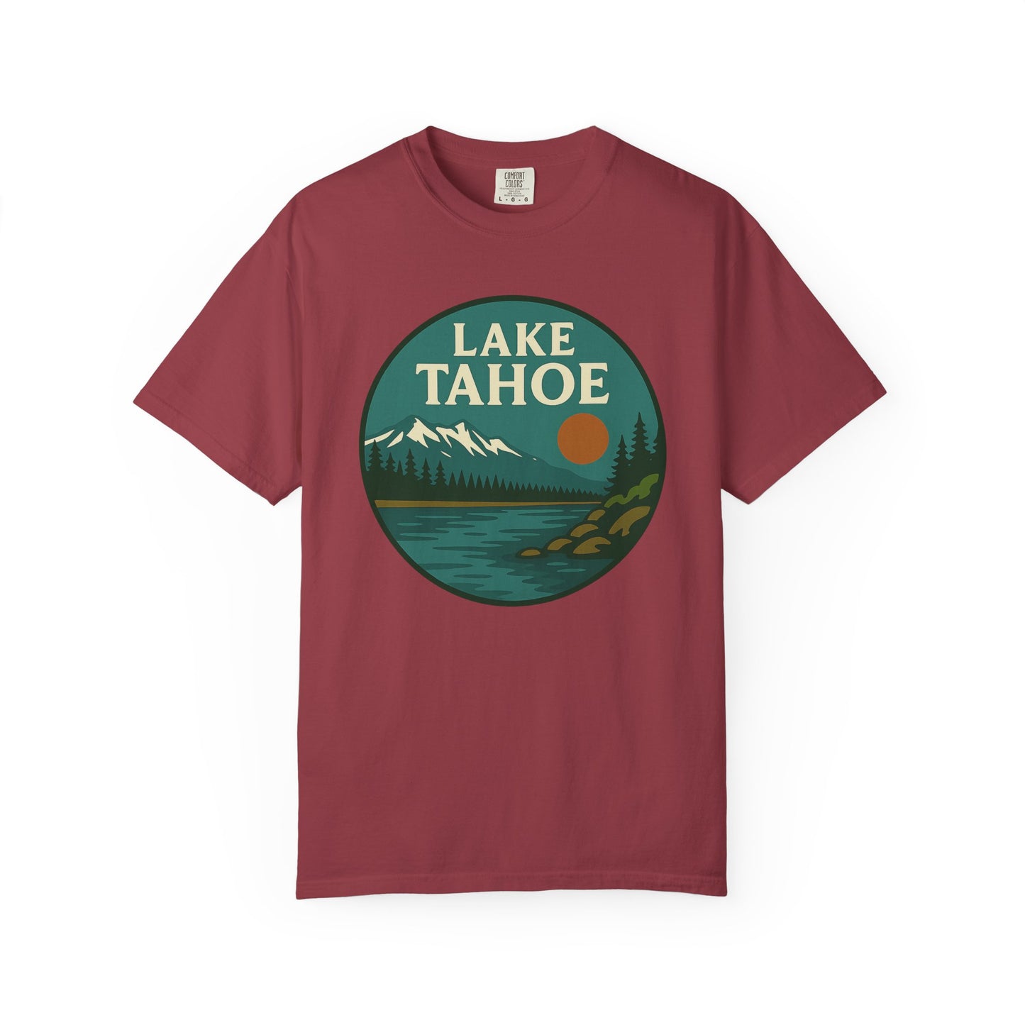 Lake Tahoe Unisex T-Shirt, Casual Graphic Tee, Nature Lover Gift, Outdoor Adventure Shirt, Vacation Souvenir, Summer Wear