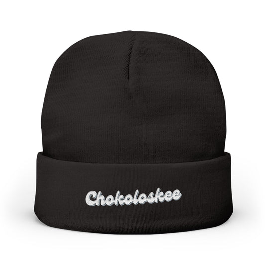 Chokoloskee Cozy Embroidered Knit Beanie | Winter Hat, Casual Fashion Accessory, Gift for Him/Her, Cozy Style, Outdoor Wear
