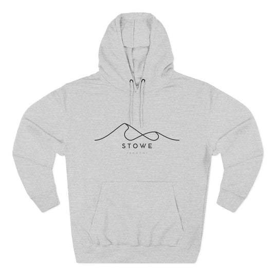 Stowe Stylish Three-Panel Fleece Hoodie for Cozy Days, Casual Wear, Warm Layering, Gift for Him or Her
