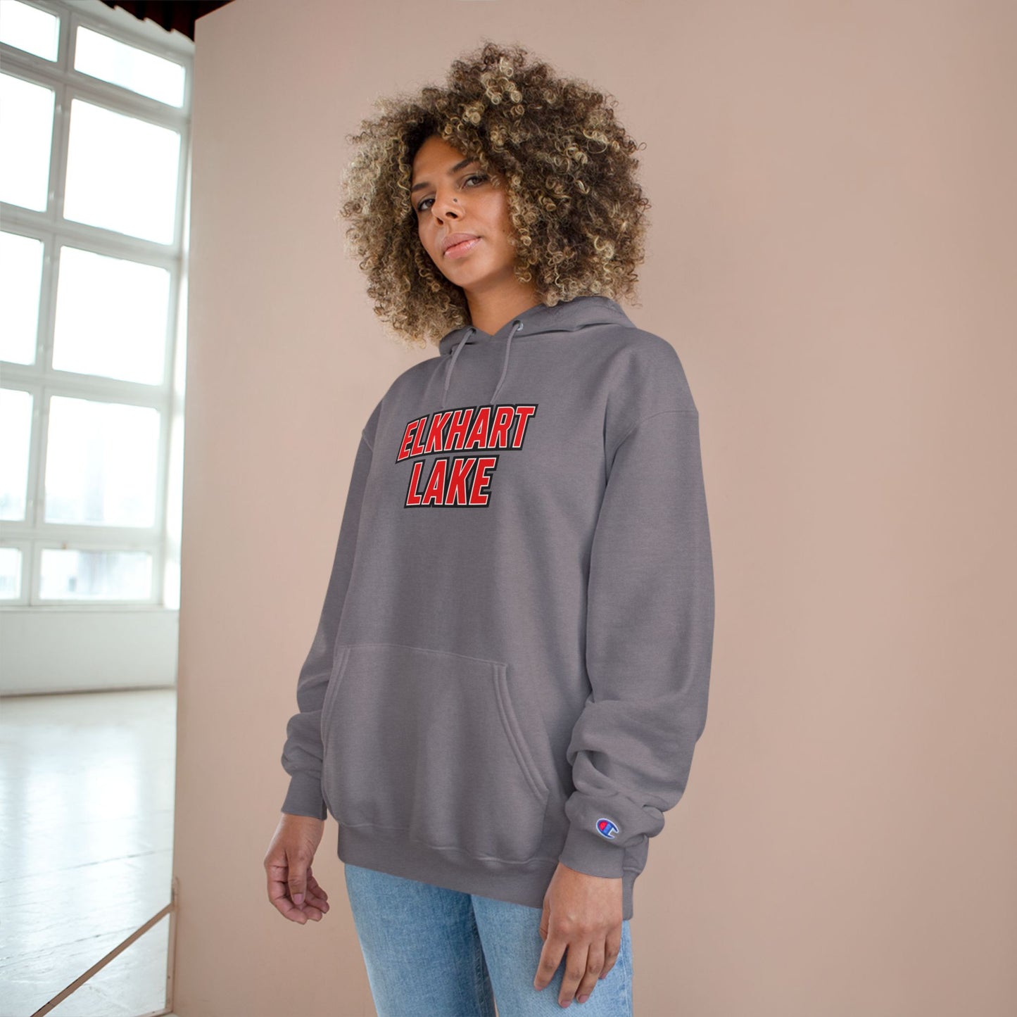 Elkhart Lake Cozy Hoodie, Perfect for Outdoor Adventures, Lake Days, Gifts for Nature Lovers, Comfortable Sweatshirt