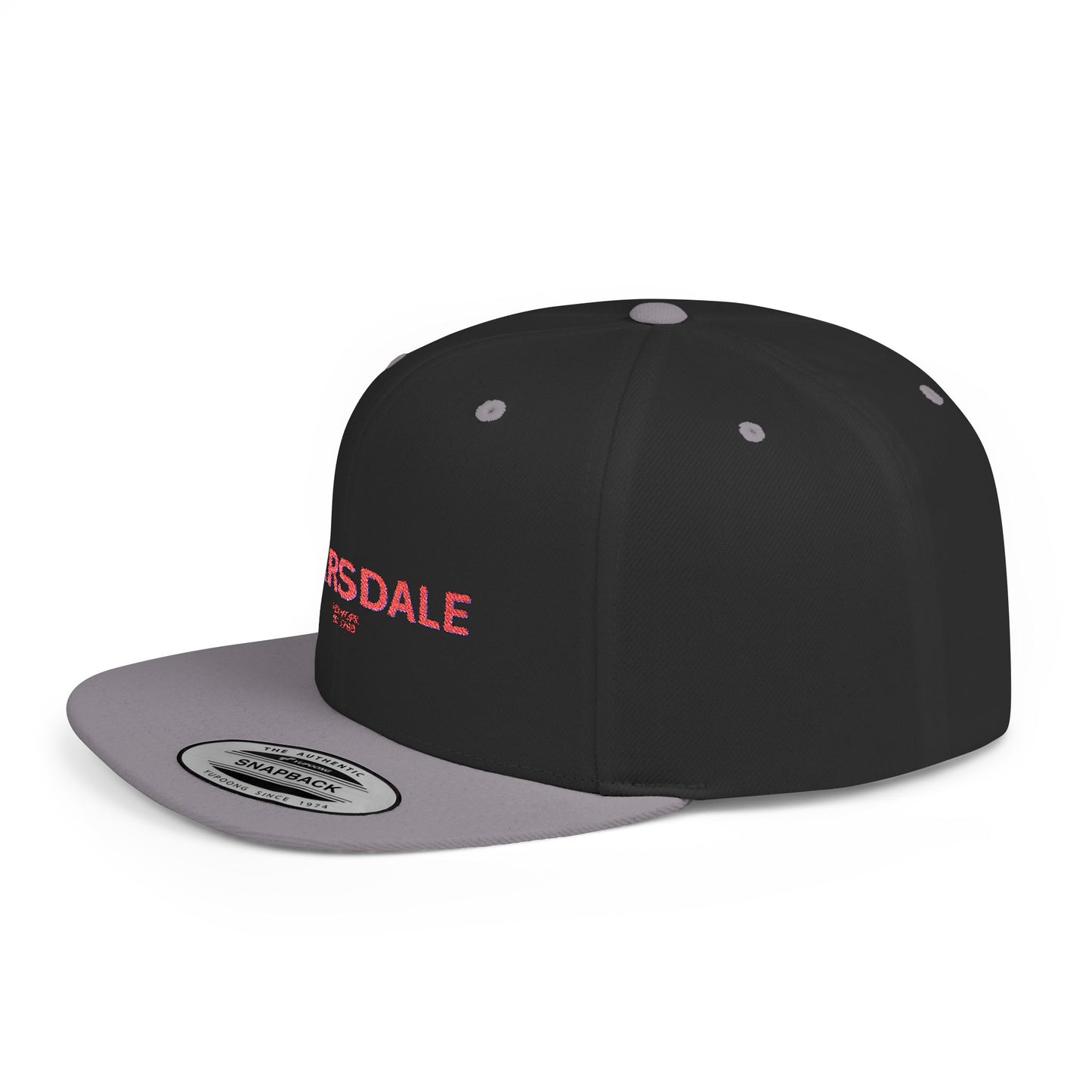 Scarsdale Stylish Flat Bill Snapback Hat with Scarsdale Design, Perfect for Casual Outings, Streetwear, Gifts, Festivals, Everyday Wear