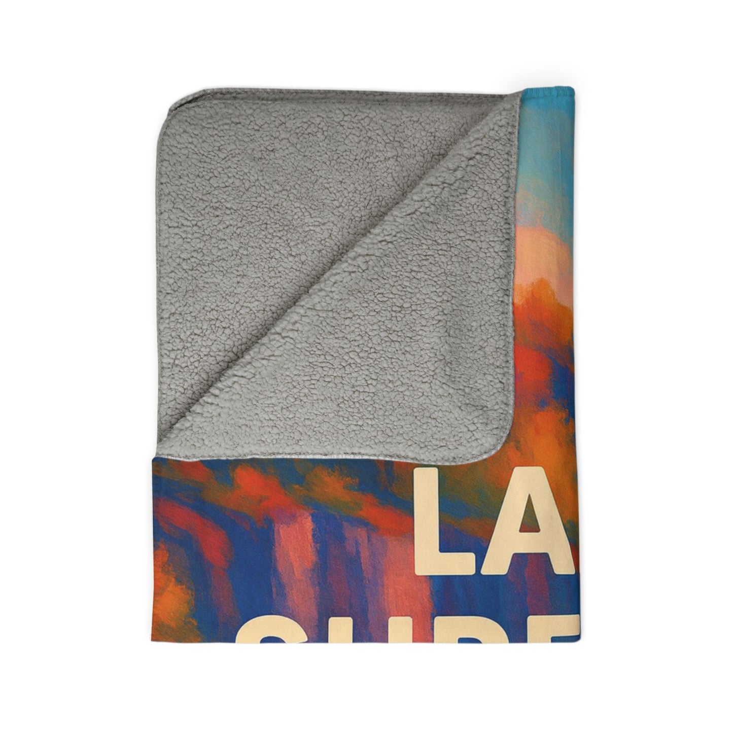 Lake Superior Fleece Sherpa Blanket
