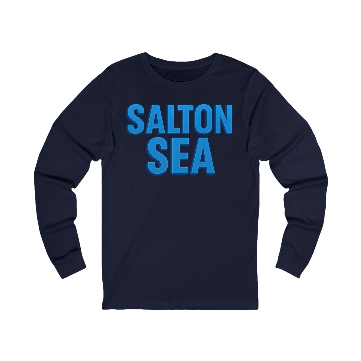 Salton Sea Long Sleeve Tee, Cozy Unisex Shirt for Outdoor Lovers, Perfect for Lake Days, Casual Wear, Gift Idea