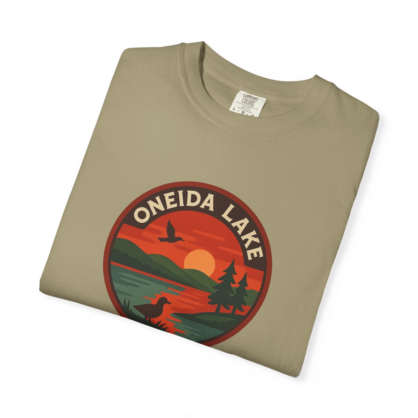 Oneida Lake Unisex T-Shirt, Casual Graphic Tee, Nature Lover Gift, Outdoor Adventure Shirt, Vacation Souvenir, Summer Wear