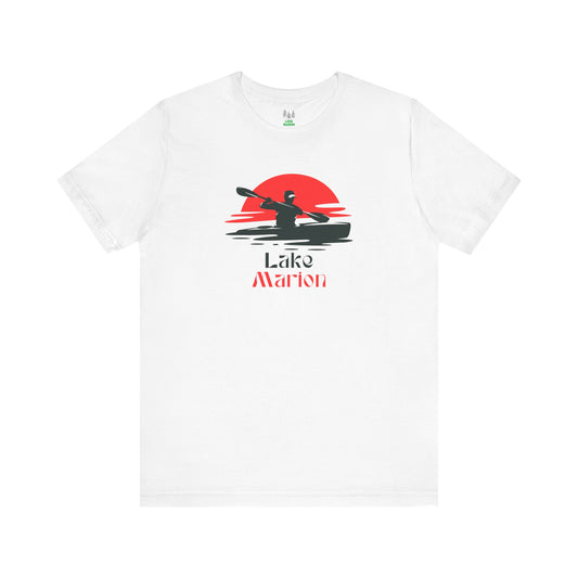 Lake Marion Tee - Kayaking Graphic Unisex Jersey Short Sleeve Shirt, Outdoor Adventure Gift, Summer Vibes, Lake Lover Apparel