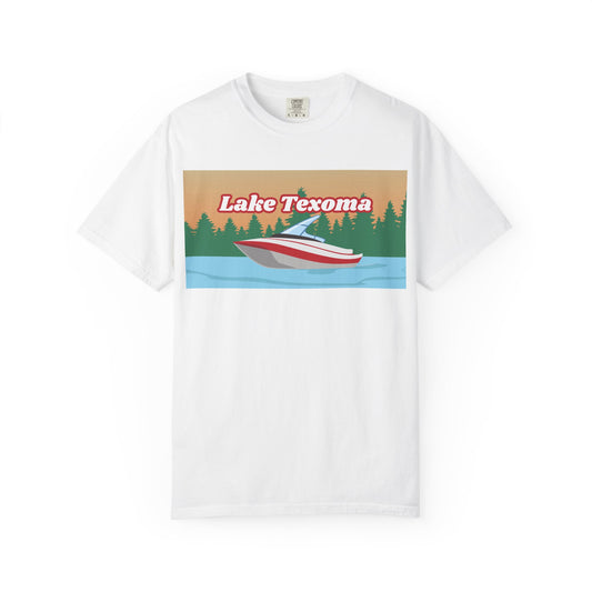 Lake Texoma Relaxed Unisex T-Shirt, Summer Vibes Tee, Outdoor Adventure Shirt, Lake Life Apparel, Gift for Nature Lovers, Vacation Wear