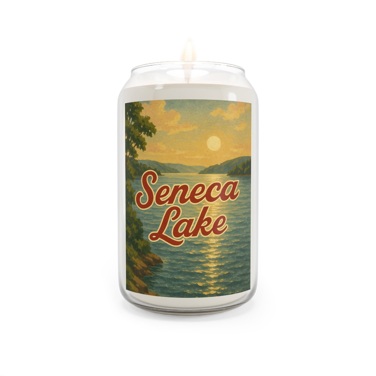 Seneca Lake Soy Candle, Relaxing Home Decor, Gift for Her, Aromatherapy Candle, Summer Vibes