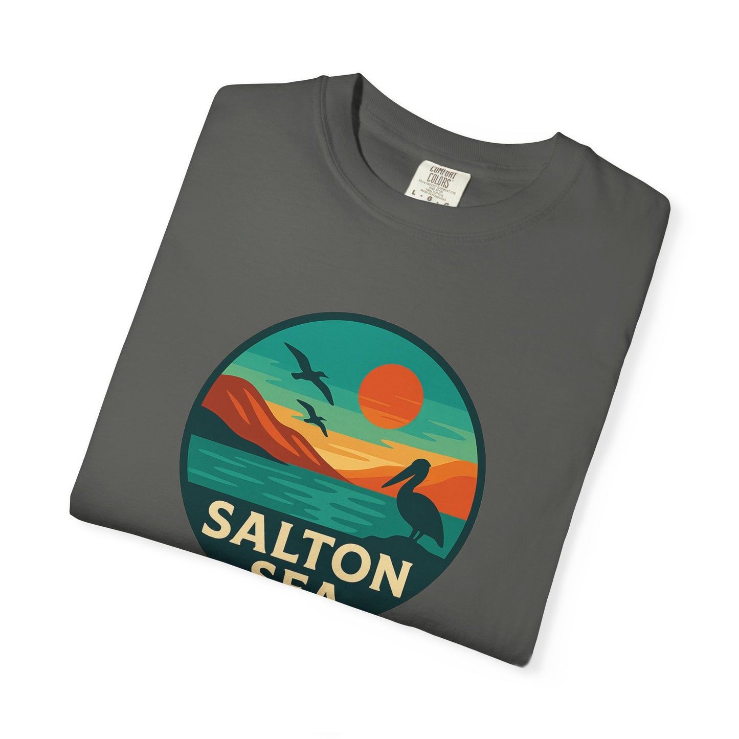 Salton Sea Unisex T-Shirt, Casual Graphic Tee, Nature Lover Gift, Outdoor Adventure Shirt, Vacation Souvenir, Summer Wear