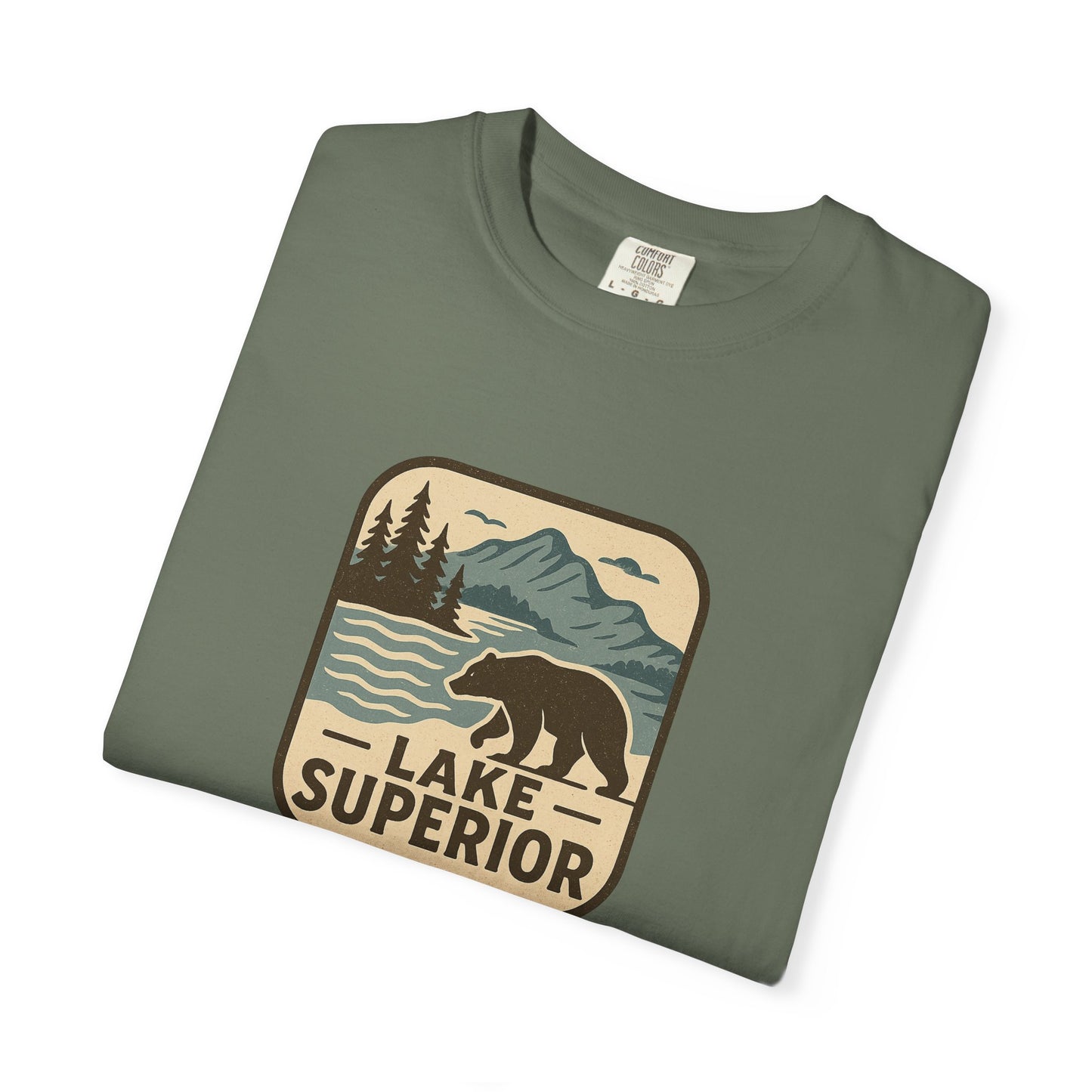 Lake Superior Unisex T-Shirt, Casual Graphic Tee, Nature Lover Gift, Outdoor Adventure Shirt, Vacation Souvenir, Summer Wear