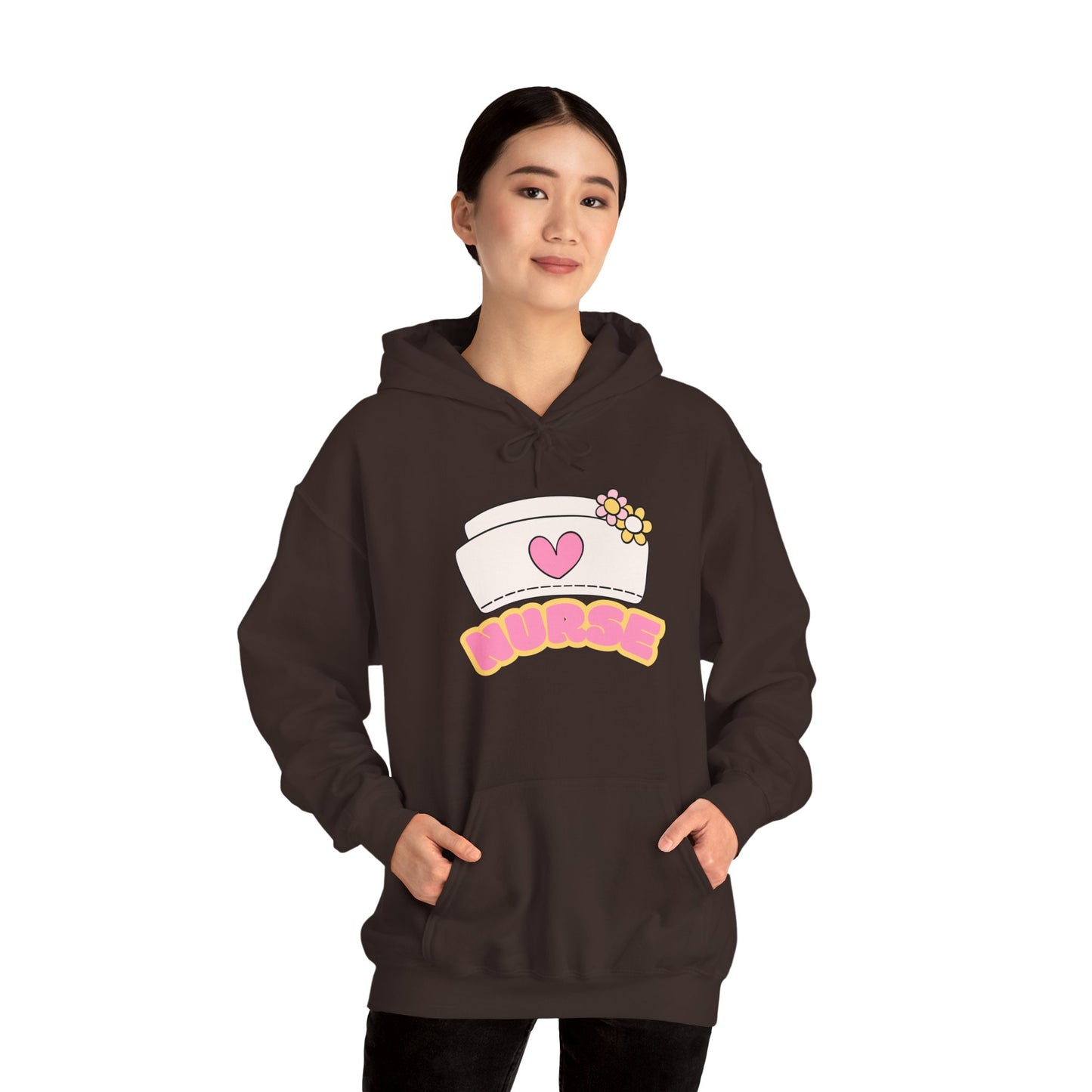 Nurse Love Hoodie | Cozy Unisex Sweatshirt, Gift for Healthcare Workers, Comfortable Nursing Apparel, Medical Appreciation Clothing