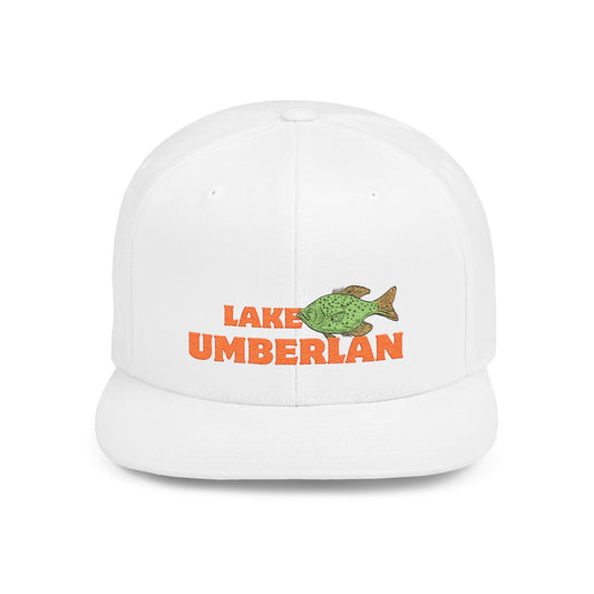 Lake Cumberland Fish Flat Bill Snapback Hat, Fishing Cap, Outdoor Gear, Lake House Gift, Summer Accessories, Stylish Headwear