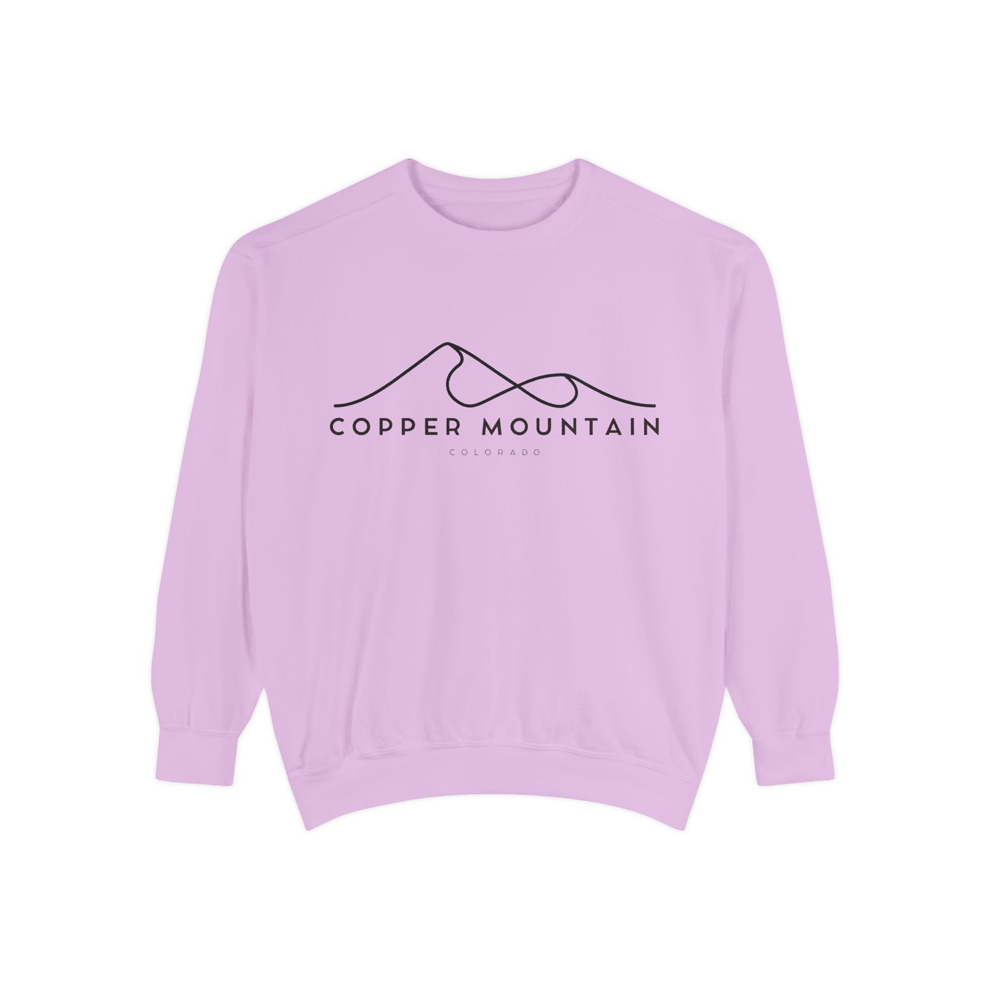 Copper Mountain Chill Vibes Sweatshirt - Unisex Garment-Dyed Style, Perfect for Lounging