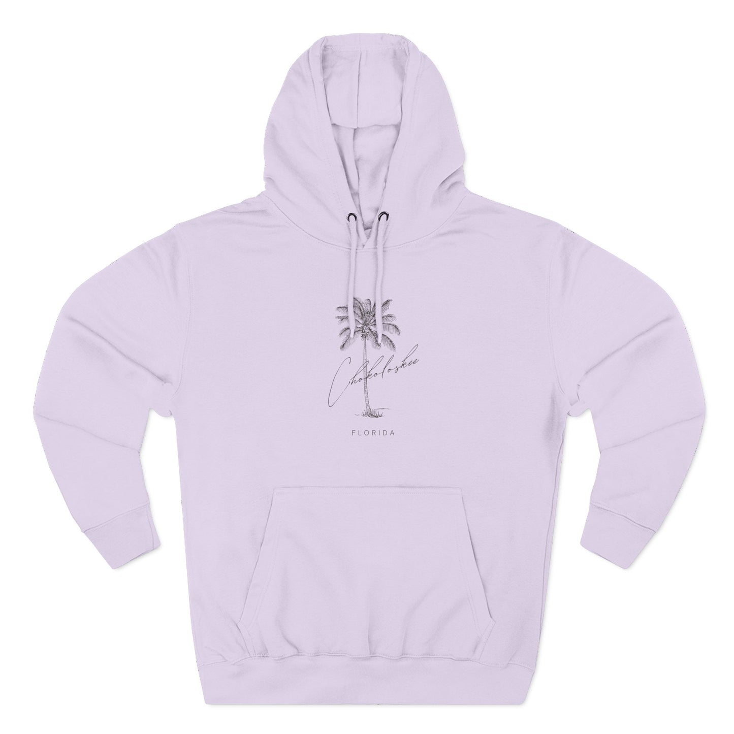 Chokoloskee Stylish Three-Panel Fleece Hoodie for Cozy Days, Casual Wear, Warm Layering, Gift for Him or Her