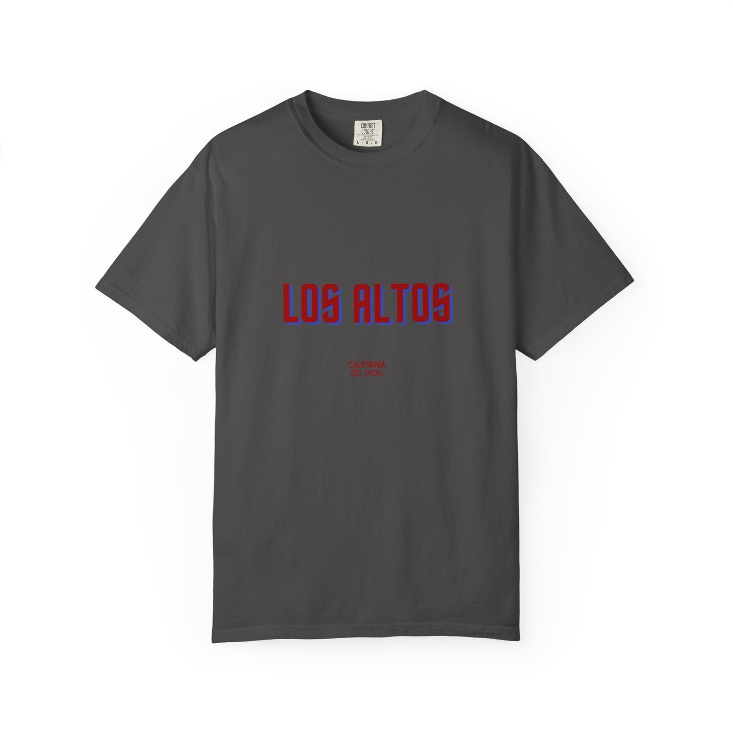 Los Altos Garment-Dyed Unisex T-Shirt, Casual Tee, Vintage Style Shirt, Everyday Wear, Birthday Gift, Unique Apparel