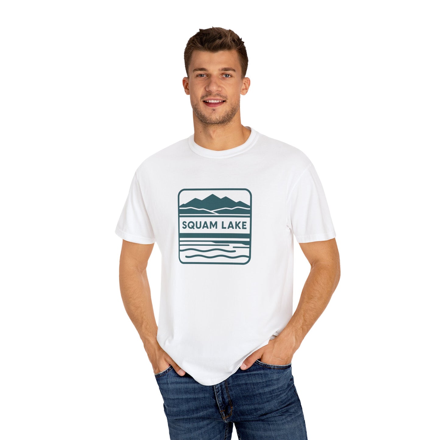 Squam Lake Unisex T-Shirt, Casual Graphic Tee, Nature Lover Gift, Outdoor Adventure Shirt, Vacation Souvenir, Summer Wear