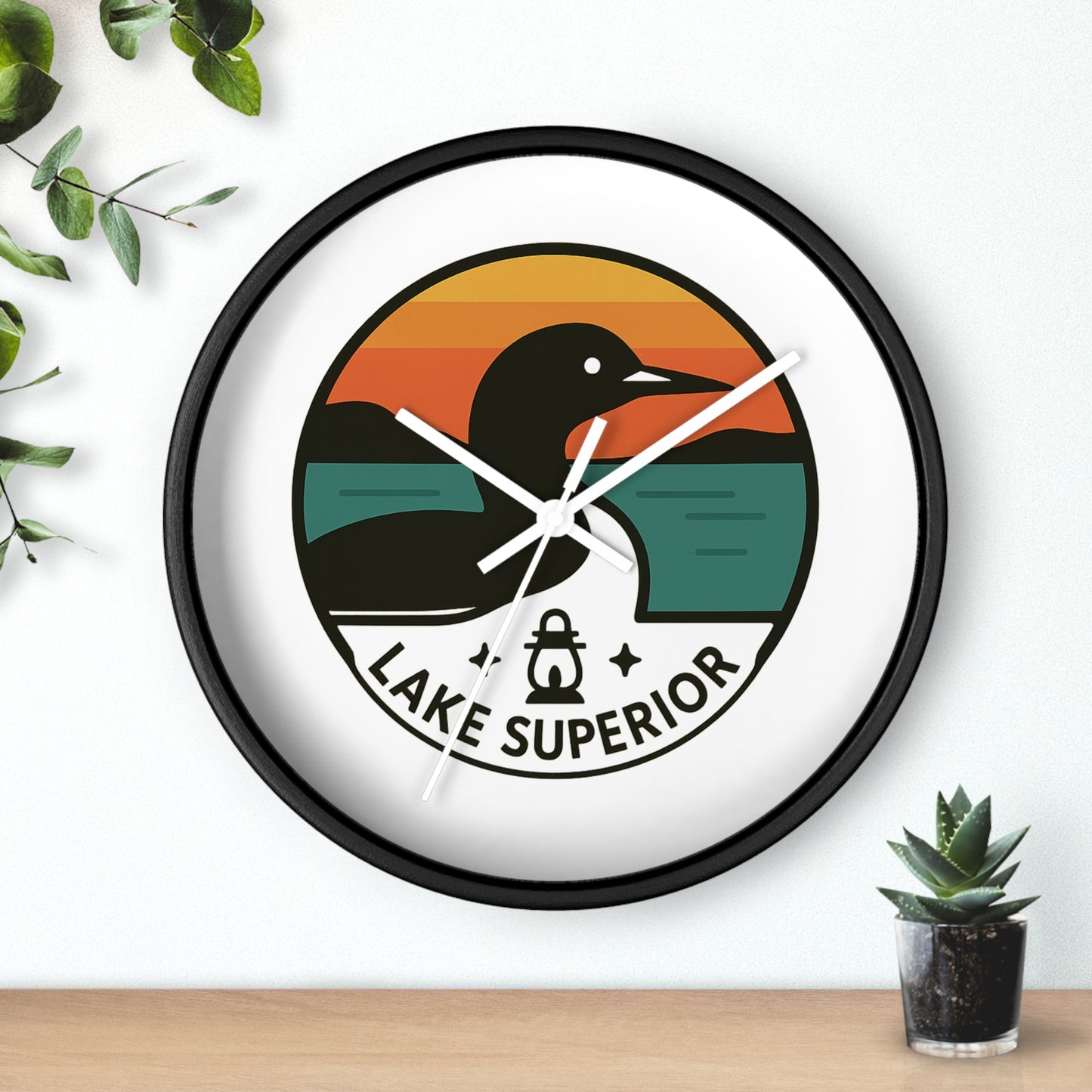 Lake Superior Wall Clock